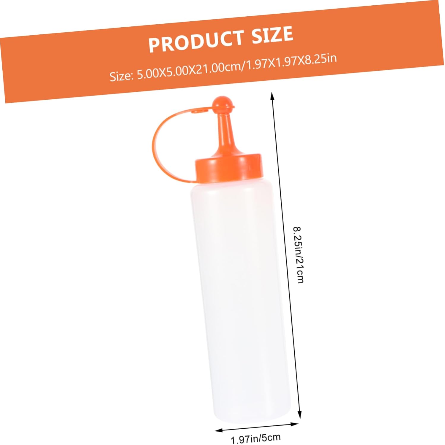CIYODO Ergonomic Squeeze Ketchup Bottles 2 Pack 1