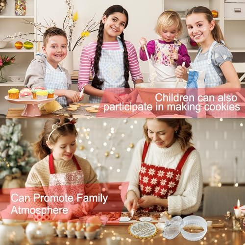 Personalized Christmas Cookie Stamp with Family Logo 3D Design