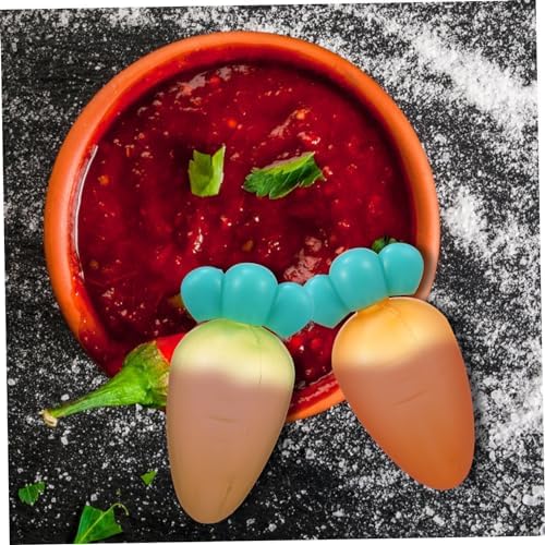 Set of 6 Mini Condiment Squeeze Bottles for Picnic and Travel