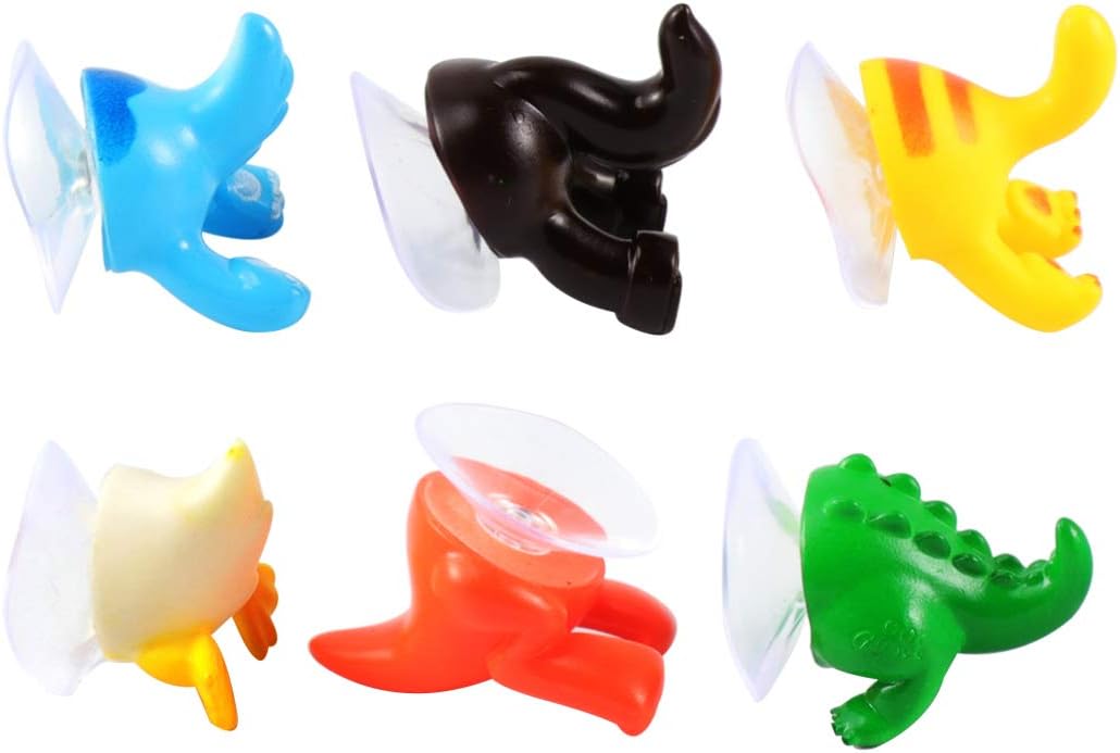 Zerodeko 6Pcs Animal Tail Coat Hooks for Kids