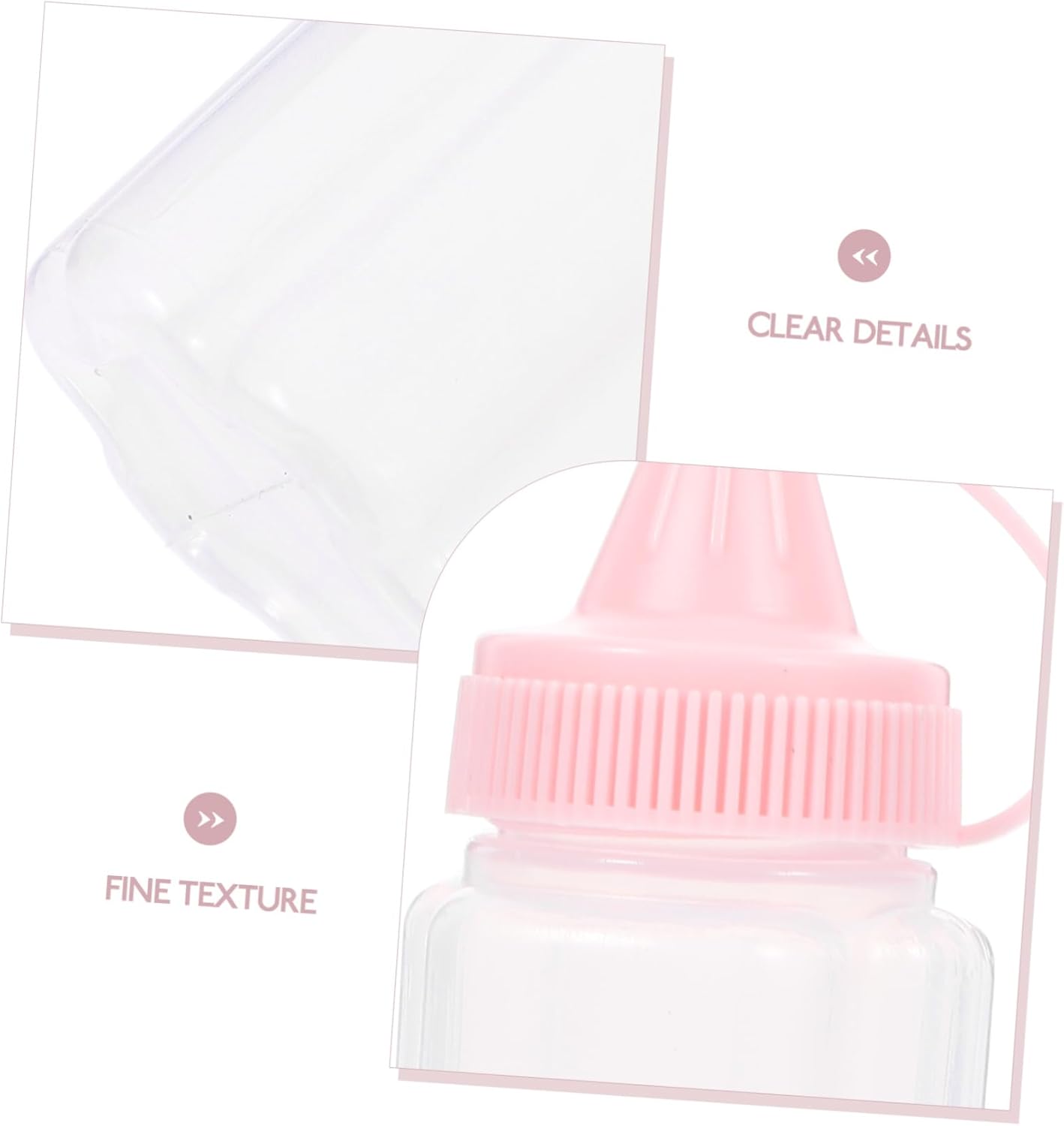 STOBAZA 60ml Reusable Squeeze Bottles for Condiments 1