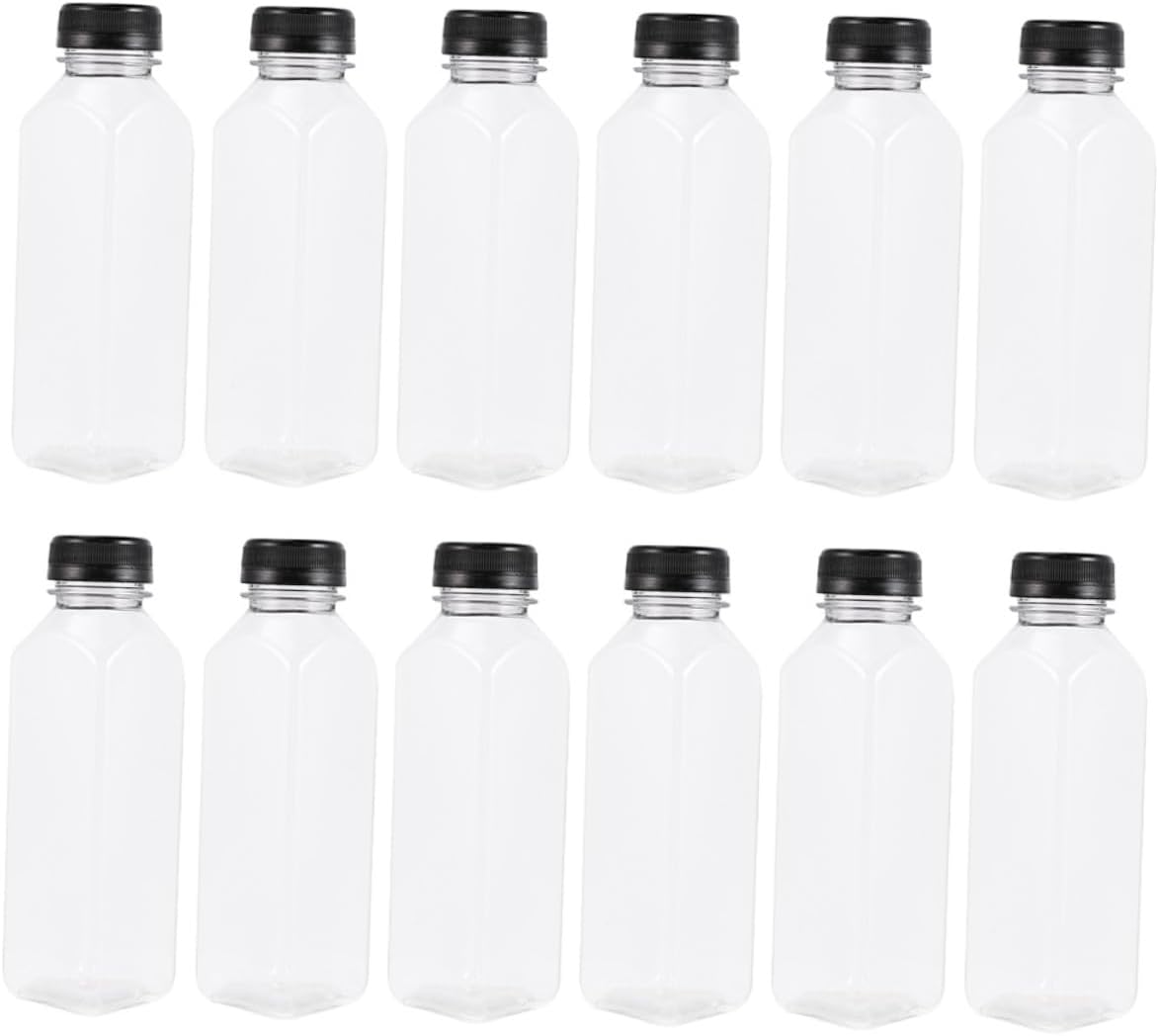 PAMINGONO 400ml Reusable Juice Containers with Lids