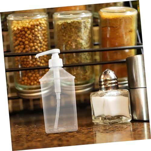 HOLIDYOYO 2pcs Clear Plastic Squeeze Bottles