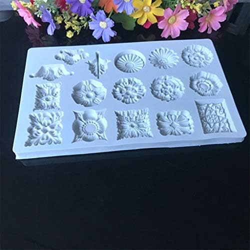 TNNOKL Sugarcraft Vintage Embossed Cookie Cutter Set