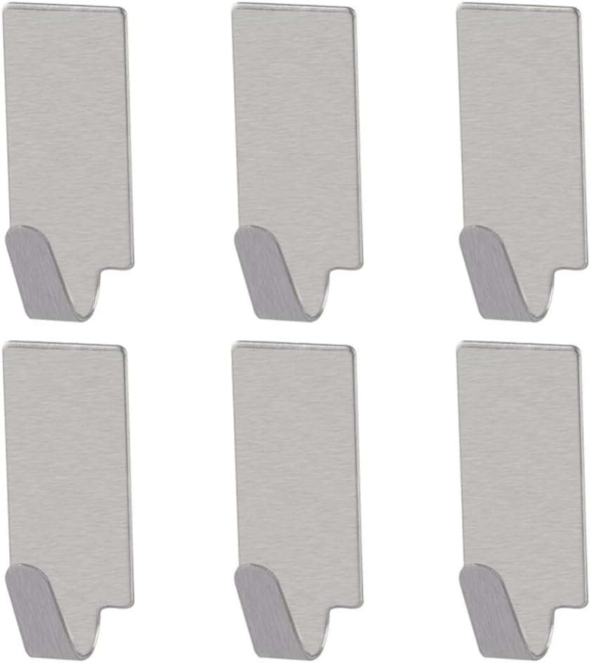 Stainless Steel Hooks 72 Pack Adhesive Kitchen Towel Holder 1