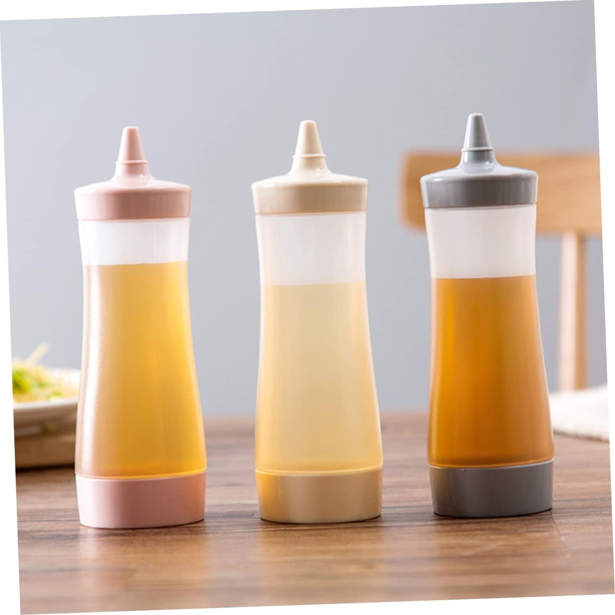 CIYODO Ketchup Squeeze Bottle for Salad Dressing