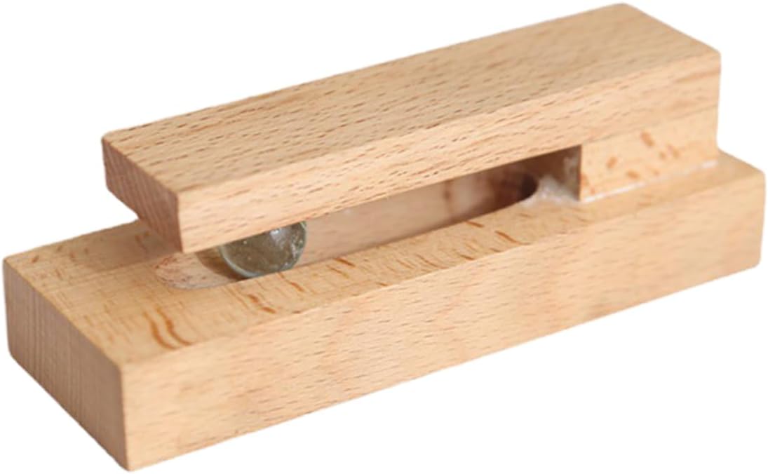 KOMBIUDA Wooden Towel Rack Hook for Kitchen and Bathroom