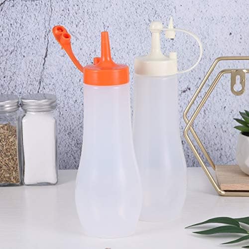 Ciieeo Salad Dressing Set with 3 Sizes Squeeze Bottles 1