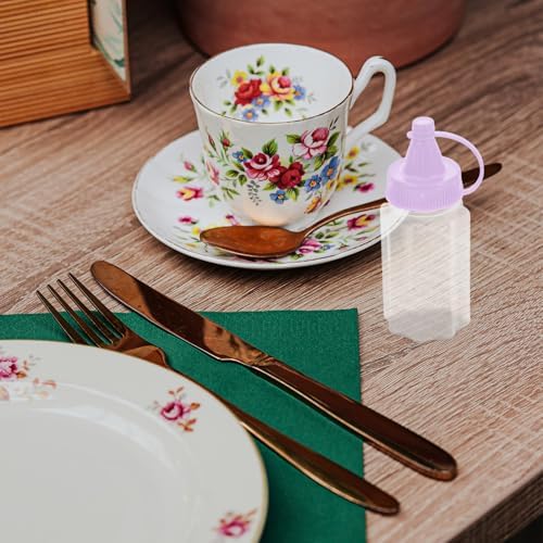 HOLIDYOYO 4PC Refillable Condiment Squeeze Bottles 1
