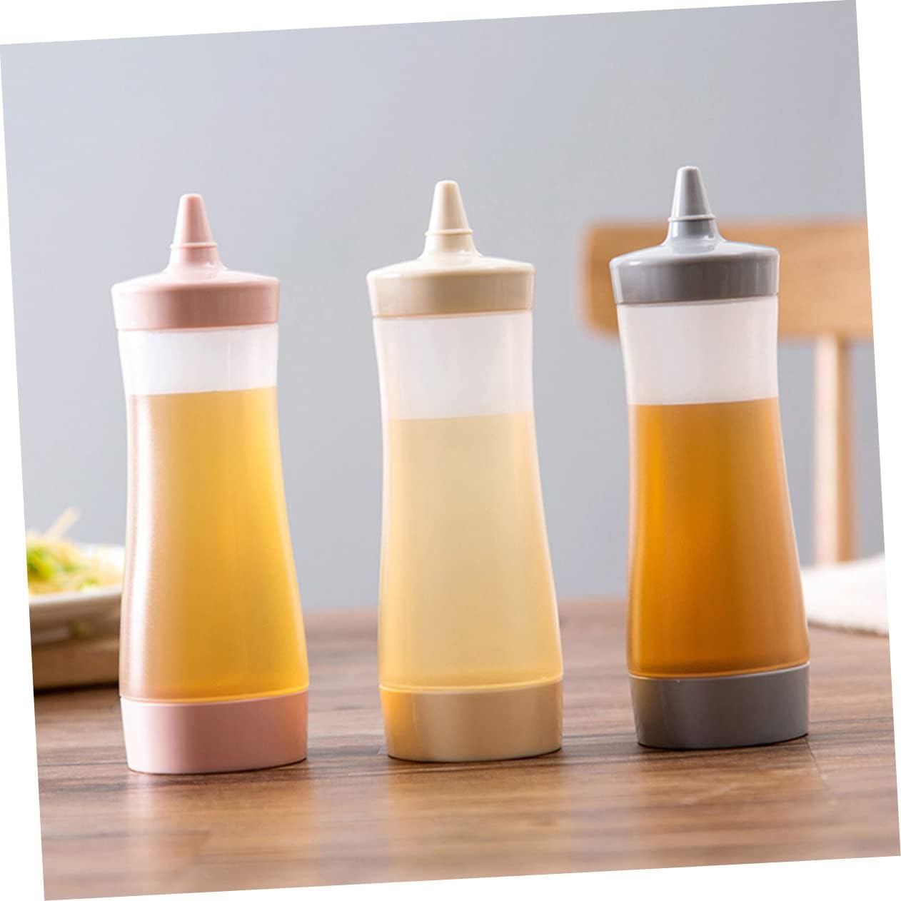 NAMOARLY Salad Dressing Bottle 350ml Leakproof Squeeze
