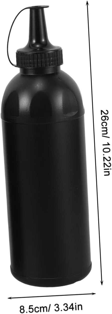 Hemoton Kids Plastic Squeeze Bottles 4pcs Large Capacity Navy Water Bottles with Lid