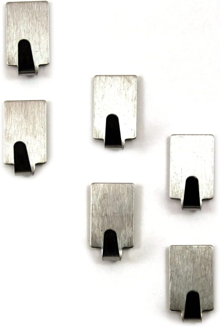 Stainless Steel Hooks 72 Pack Adhesive Kitchen Towel Holder 1