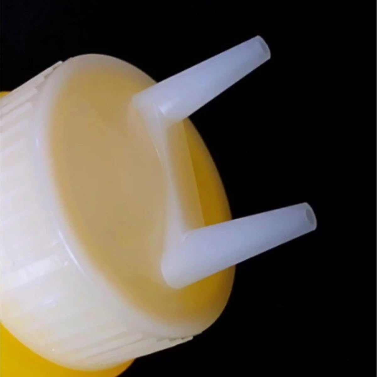 KLEYE 5 Pack Condiment Squeeze Bottles 360ml White 1