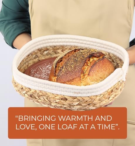 Ole Bazar Bread Warmer With Stone
