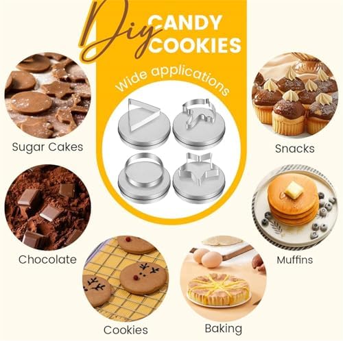 Stainless Steel Cookie Cutter Set for Korean Candy Making