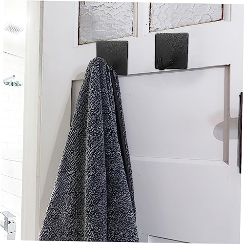 FOMIYES Chrome Bathroom Towel Hooks Adhesive