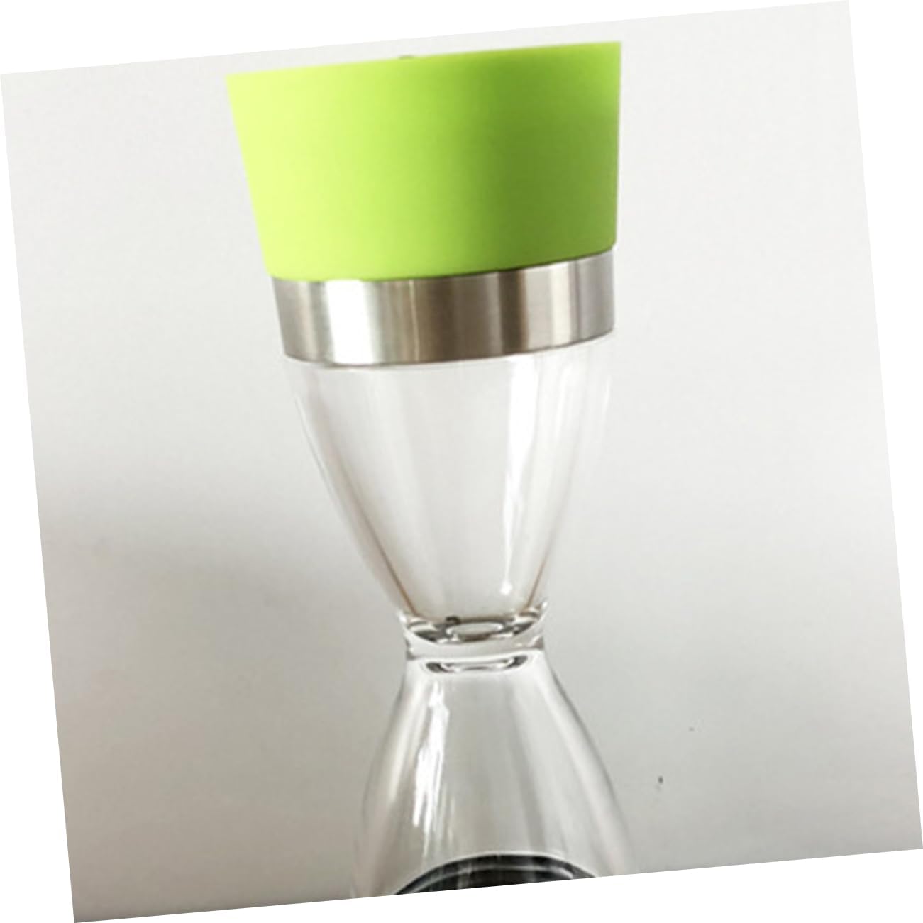 VINTORKY Manual Ceramic Pepper Mill Green Double Side 1