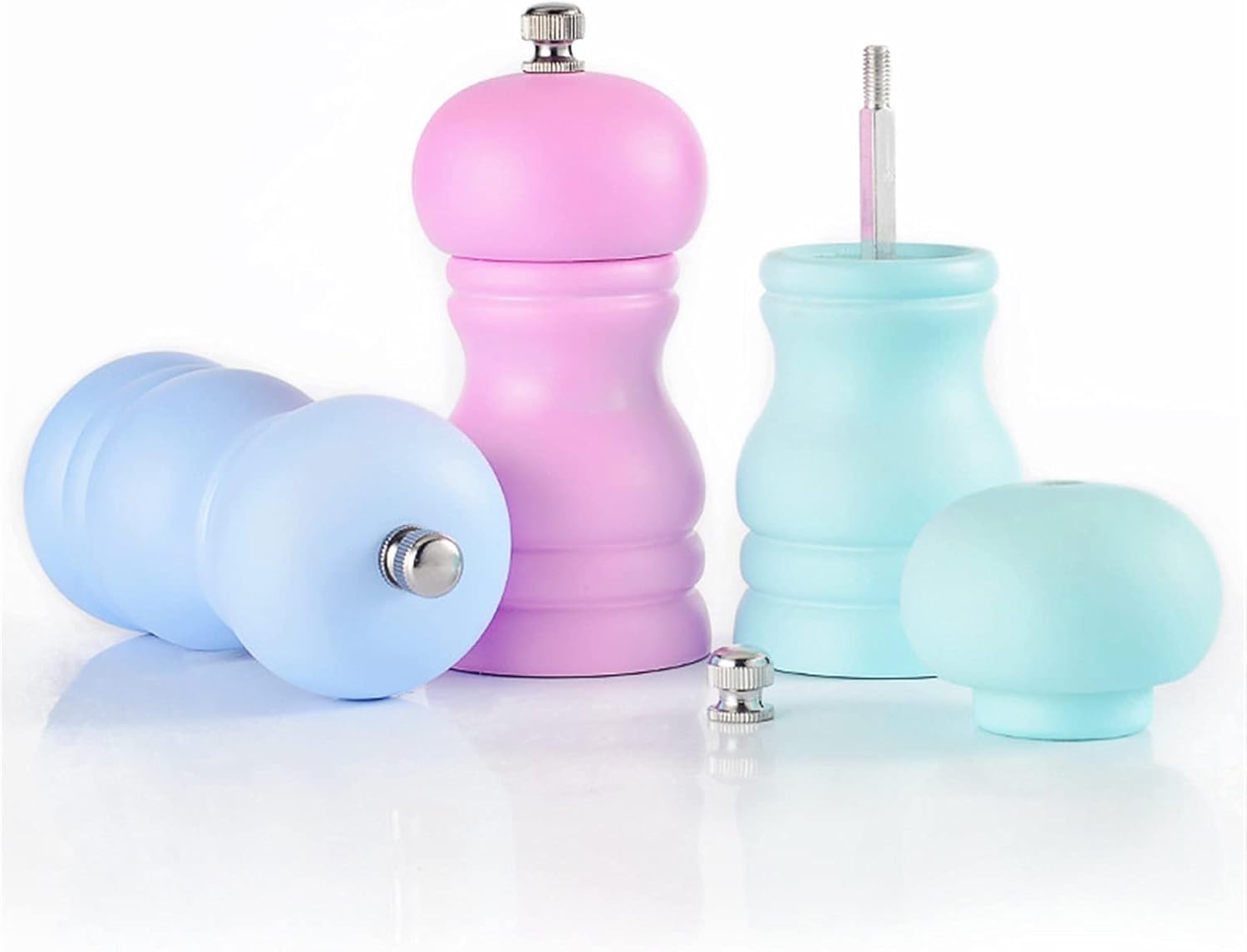 TOMYEUS Pepper and Salt Grinder Set - Blue