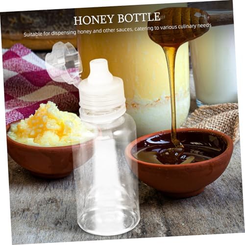 CIYODO 100ml Leak Proof Honey Squeeze Bottle with Flip Cap