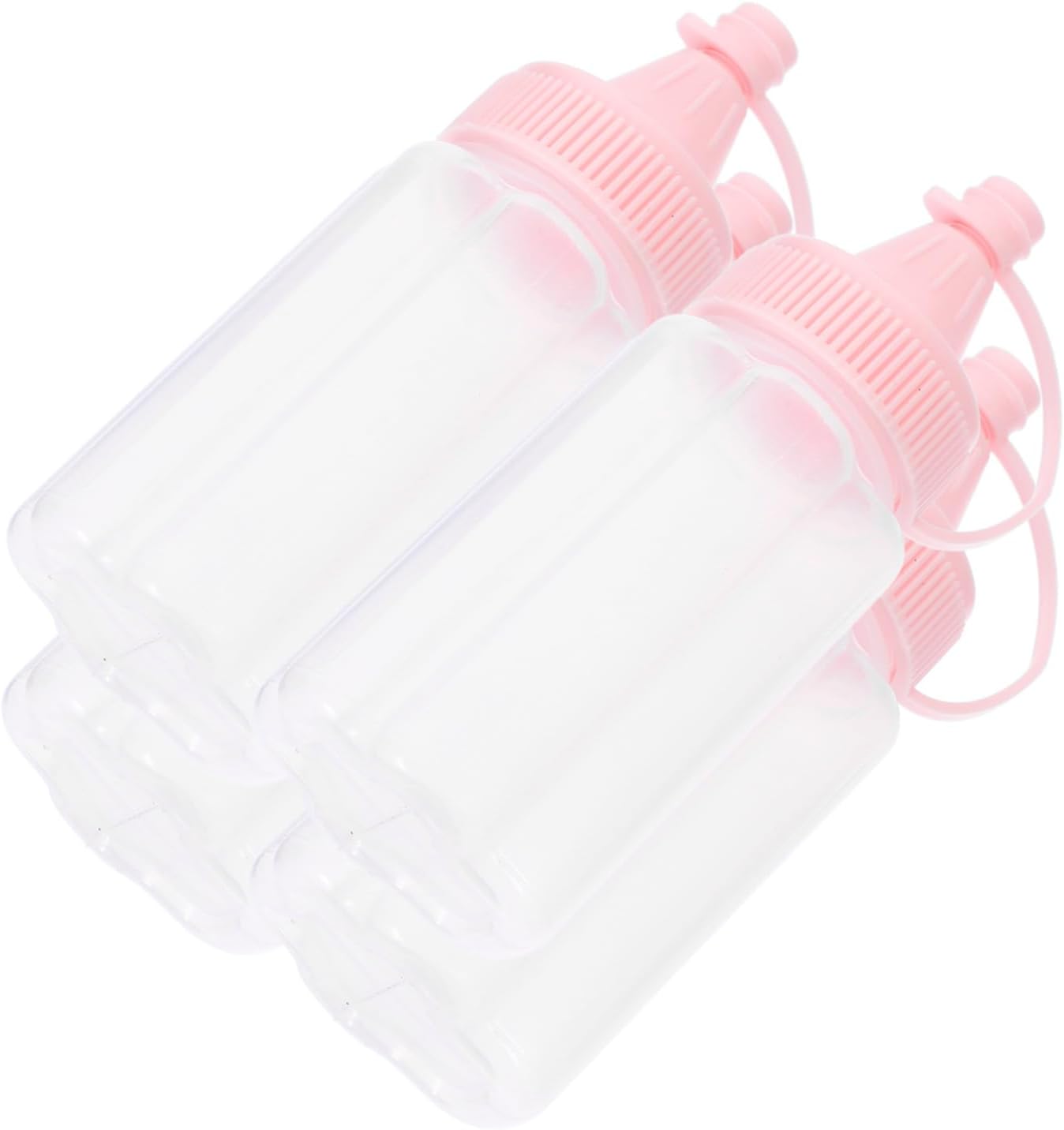 MAGICLULU 4PCS Reusable Condiment Squeeze Bottles