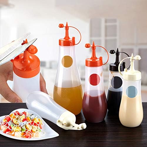 Ciieeo Salad Dressing Set with 3 Sizes Squeeze Bottles 1