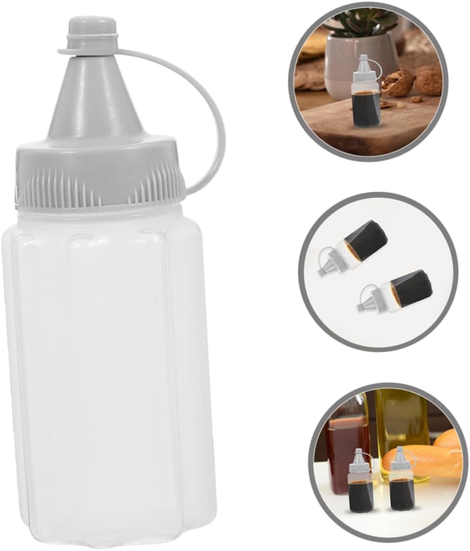 Cabilock Reusable Condiment Squeeze Bottles for Kitchen Use 1