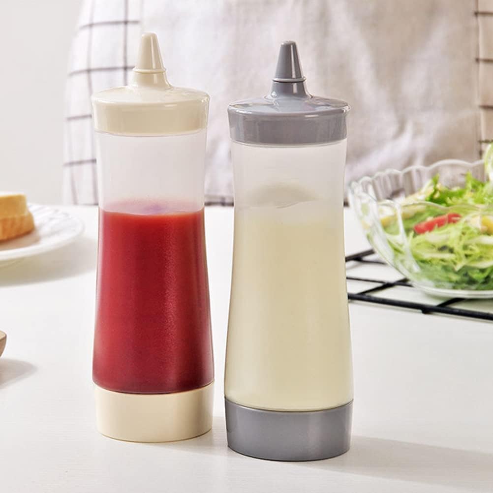3 Pack Condiment Squeeze Bottles 12oz Pink BPA Free Set