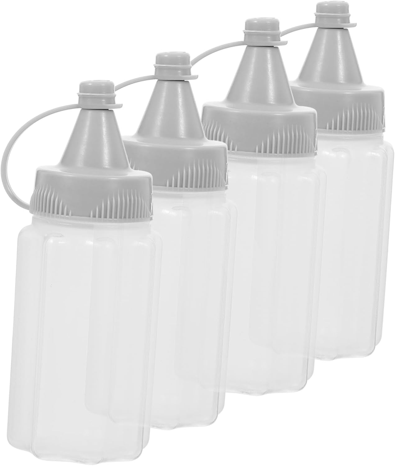 BIUDECO 4 Pack Condiment Squeeze Bottles 1