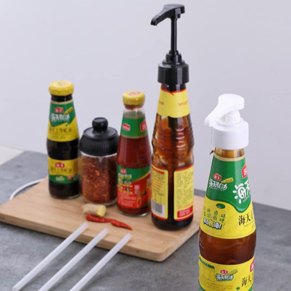 Kitchen Multi-Use Sauce Squeeze Bottle Nozzles Black