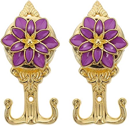 Veemoon 2pcs Flower Shape Coat Hooks Home Storage Hook