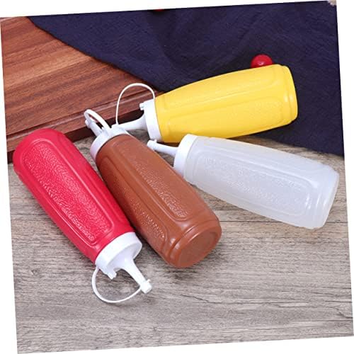 HOLIDYOYO Squeezing Sauce Bottle with Lid for Kitchen Use 1