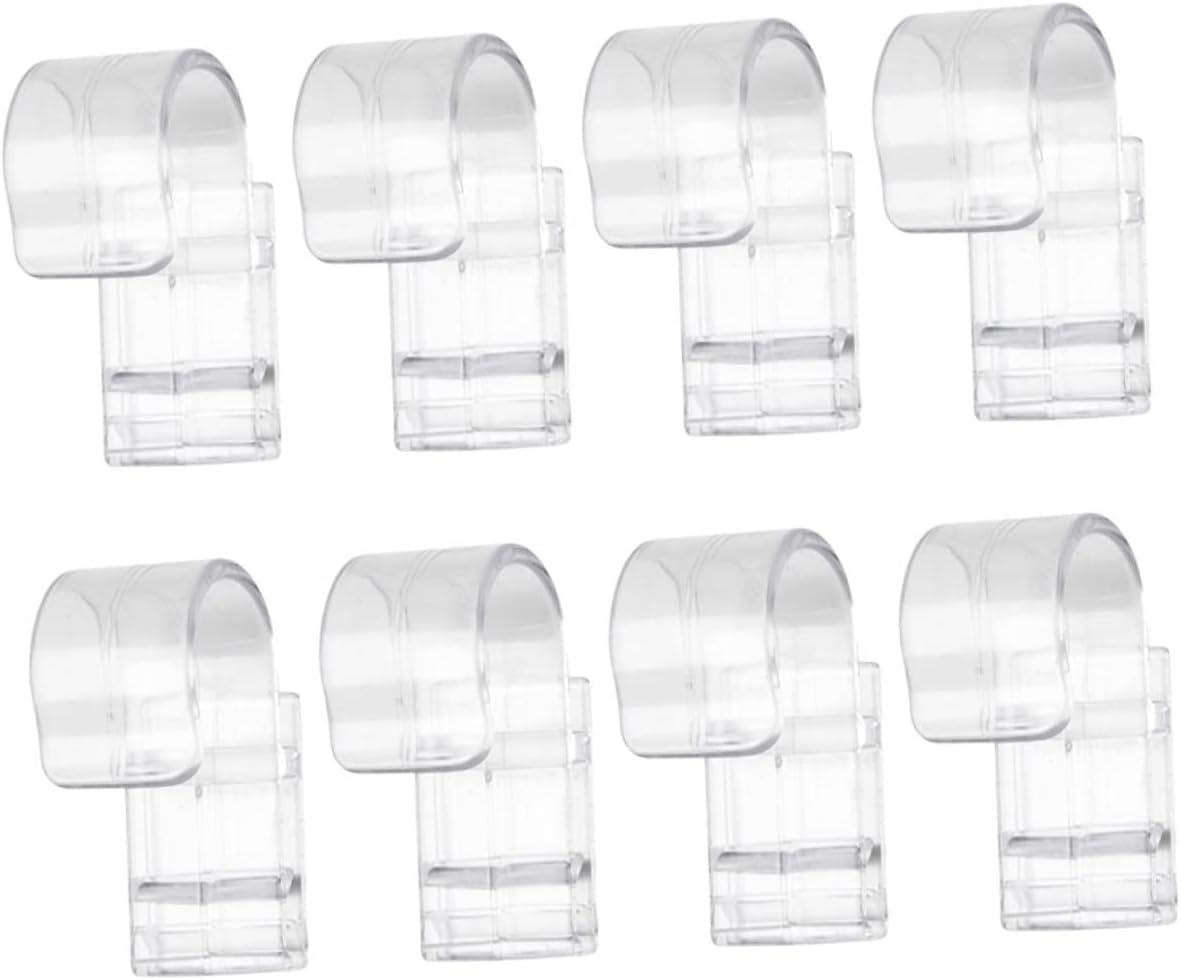 PRETYZOOM 8pcs Modern Wall Hooks for Kitchen Bathroom