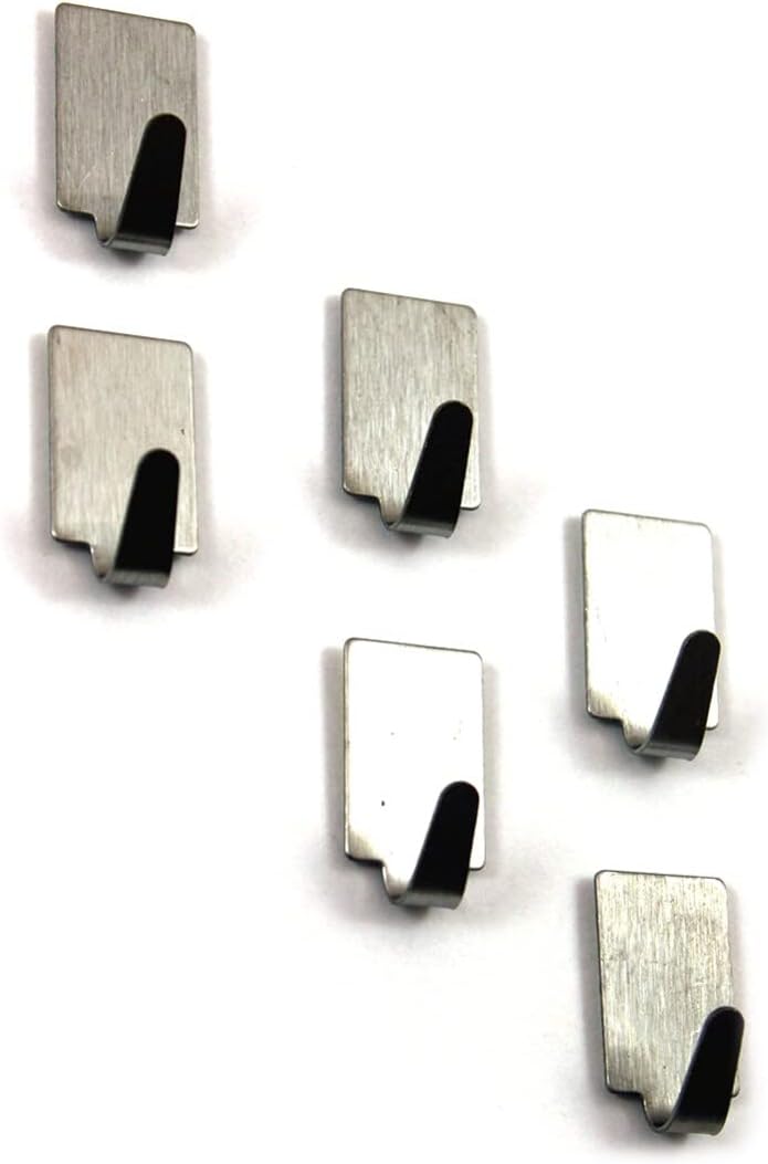 Stainless Steel Hooks 72 Pack Adhesive Kitchen Towel Holder 1