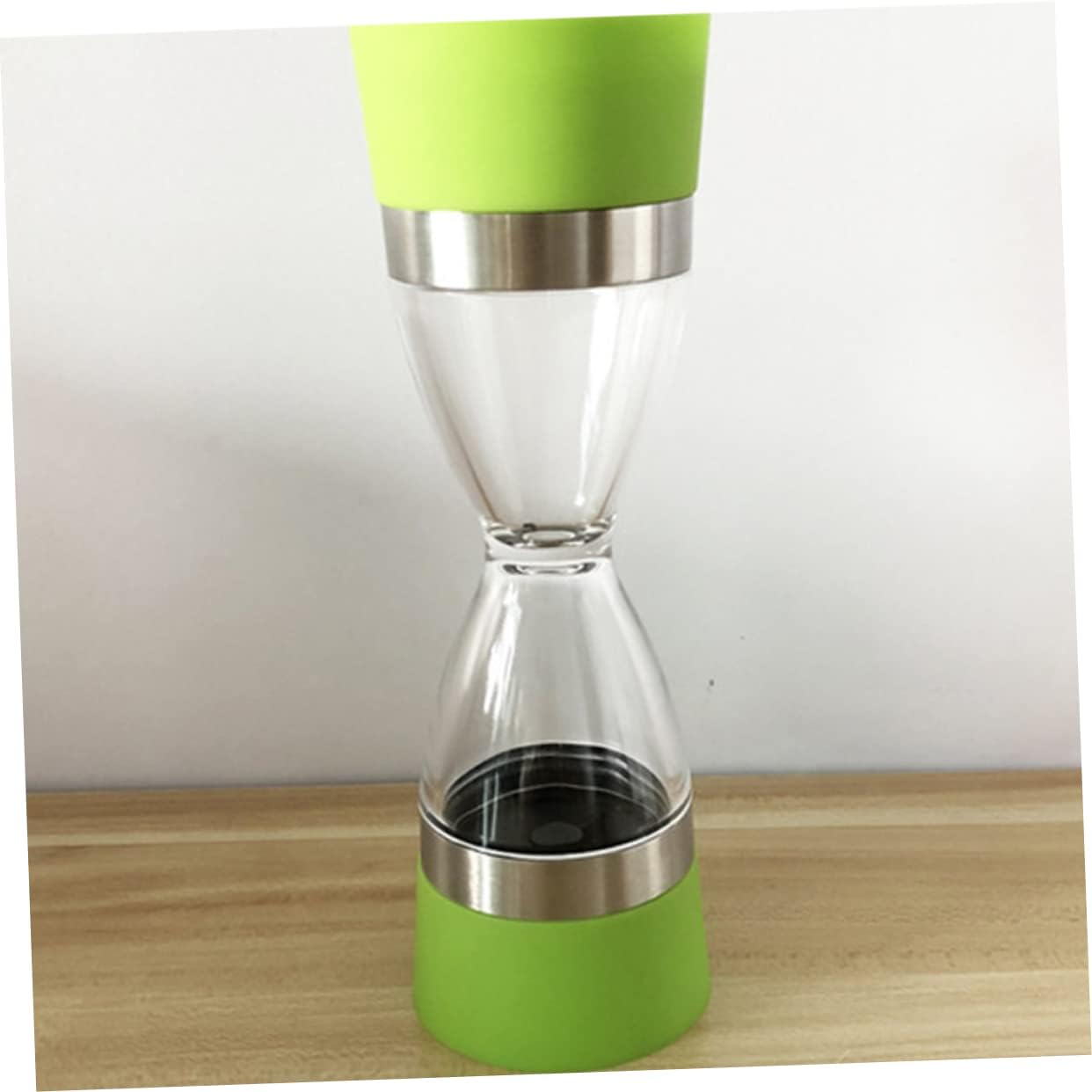 VINTORKY Manual Ceramic Pepper Mill Green Double Side 1