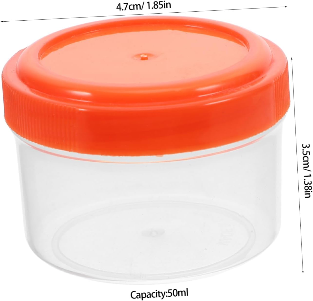 OKUMEYR Mini Salad Dressing Container with Lids PP