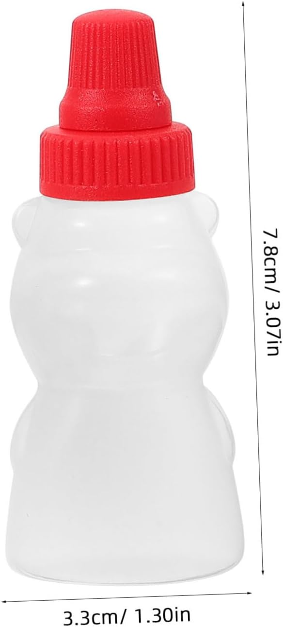 Bear Shaped Mini Sauce Bottles for Kitchen Use 1