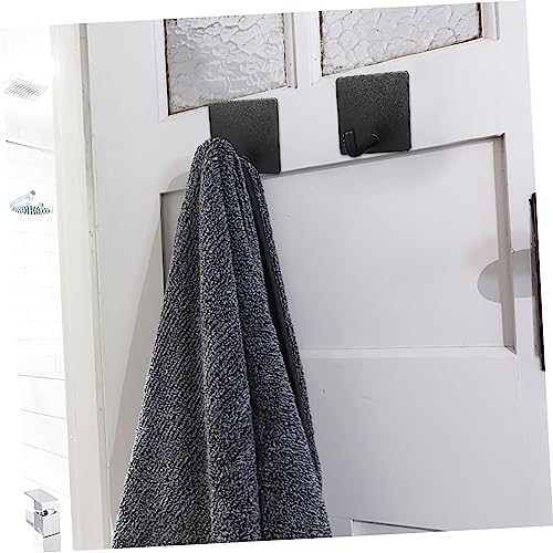 HOODANCOS 4 Stainless Steel Wall Hooks for Bathroom and Home Use