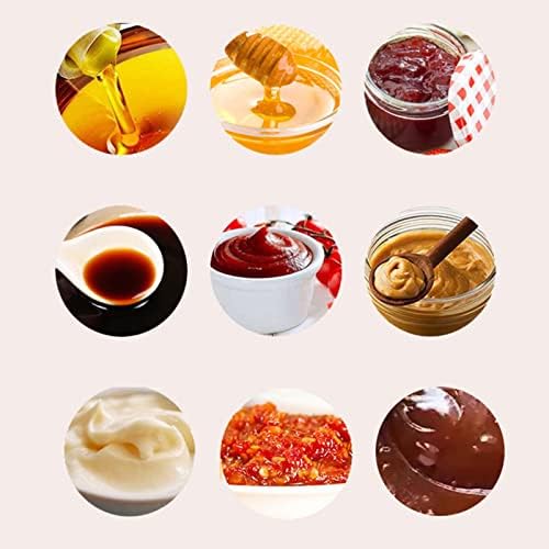 Rooyar 5 Hole Squeeze Bottle with Leak Proof Cap for Condiments
