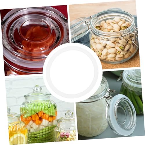 VOSAREA 2 Sets Silicone Sealing Gasket Accessories for Canning Lids