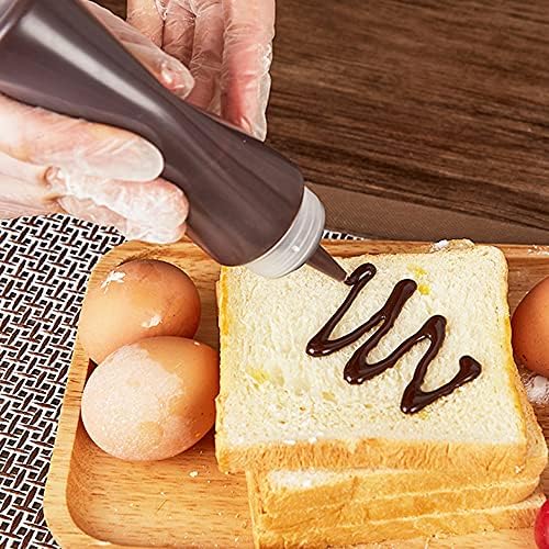 3 Pack 12 Oz Condiment Squeeze Bottles with Twist On Cap