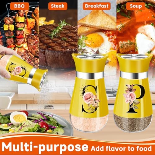 HFoumre Salt Pepper Shakers Set Yellow