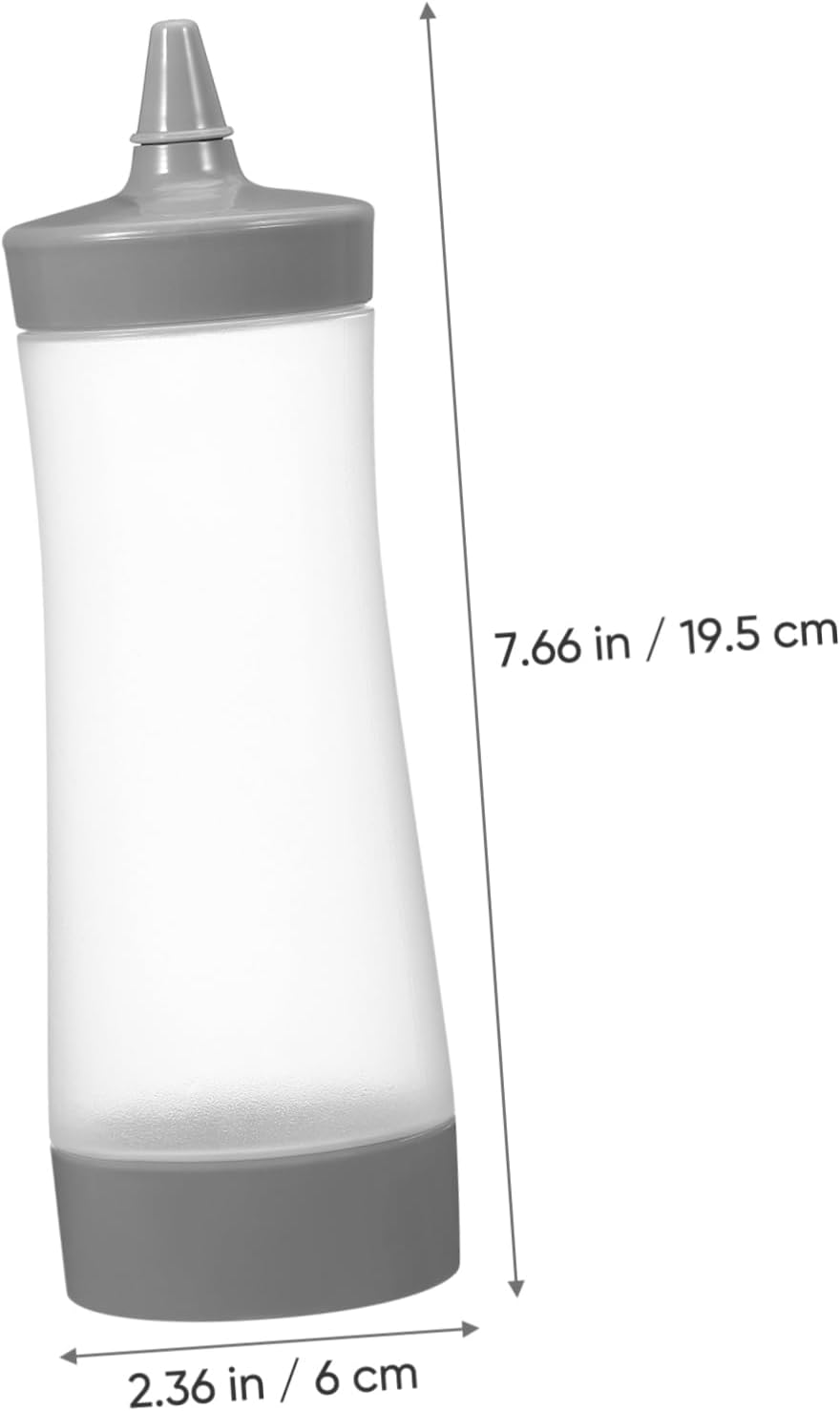 CIYODO 4-Piece Sauce Squeeze Bottles Set Leakproof Condiment Dispensers