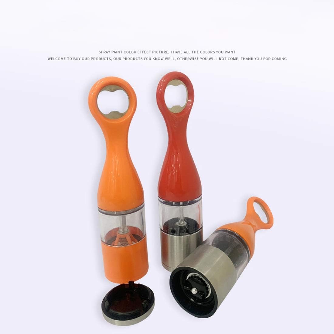 Stainless Steel Salt Pepper Grinder Set