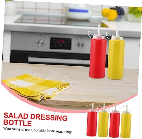 4Pcs Jam Squeeze Bottles 350ML Seasoning Containers 1