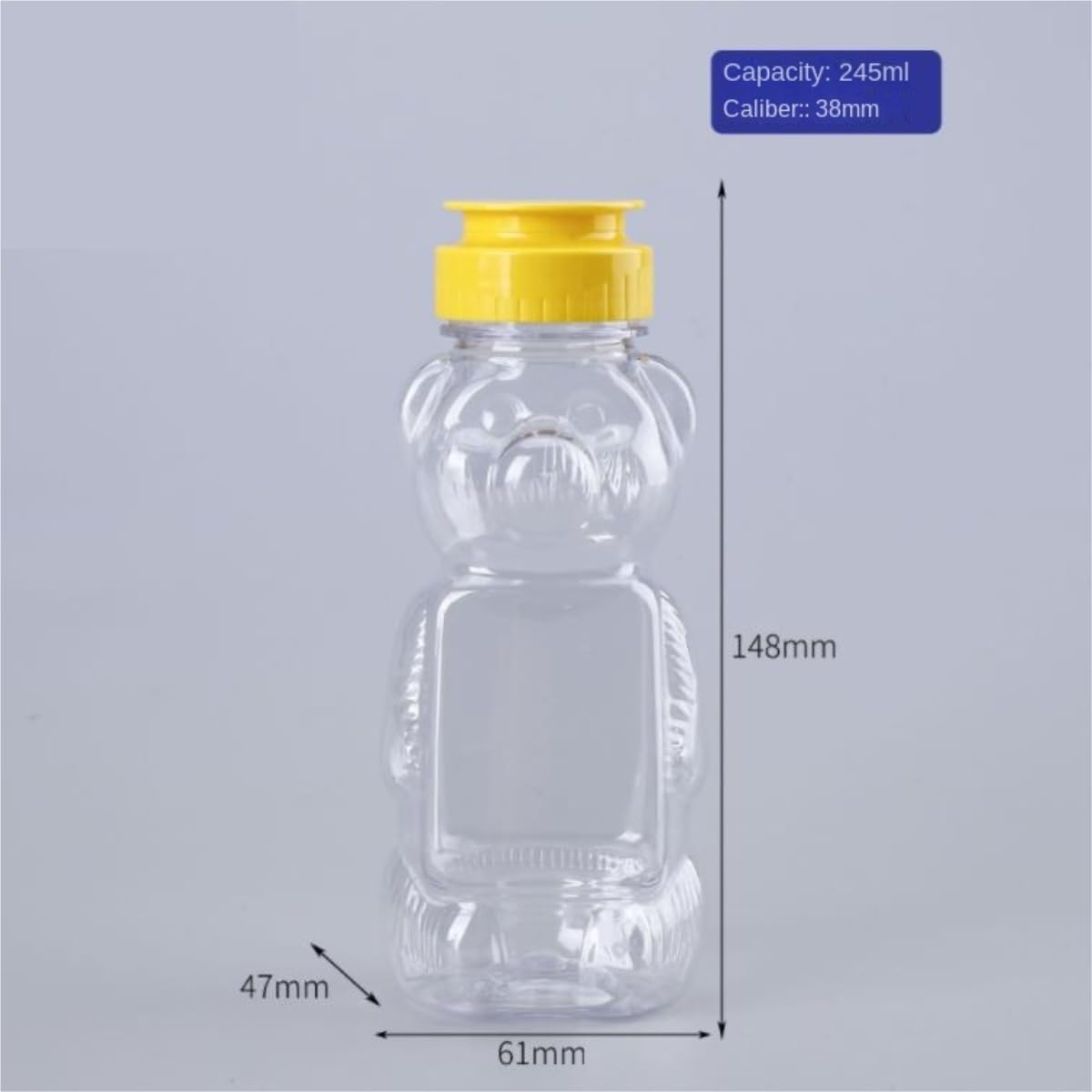 KLEYE Squeeze Bottles Pack of 5 245ml