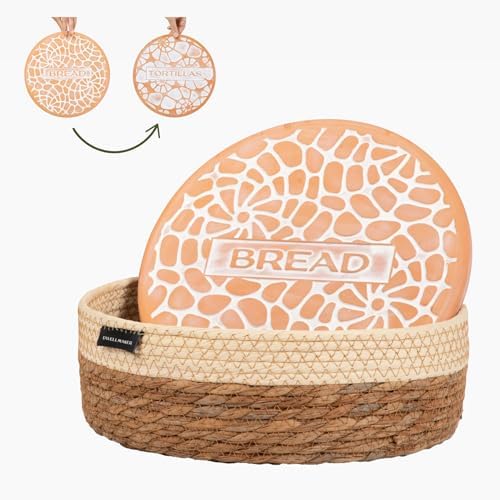 Bread and Tortilla Warmer Stone With Basket - Reversible Design