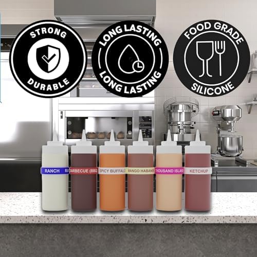 Soy Sauce Label Band - 16oz to 32oz Elastic Silicone Label