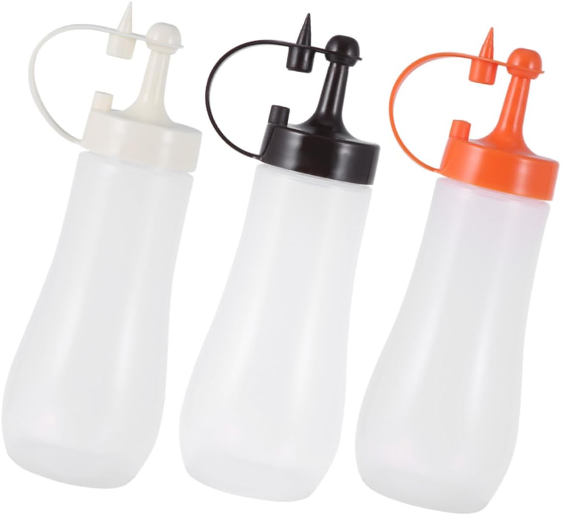 Cabilock 3-Pack Salad Dressing Squeeze Bottles