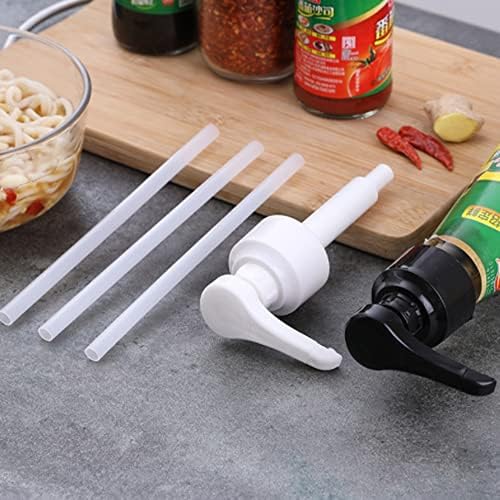 Kitchen Multi-Use Sauce Squeeze Bottle Nozzles Black