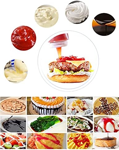3 Pack 12 Oz Condiment Squeeze Bottles with Twist On Cap